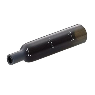 TE Connectivity Cable Boot Black, Irradiated Polyolefin, 5.7mm