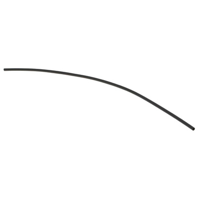RS PRO Heat Shrink Tubing, Black 2.4mm Sleeve Dia. x 300mm Length 2:1 Ratio