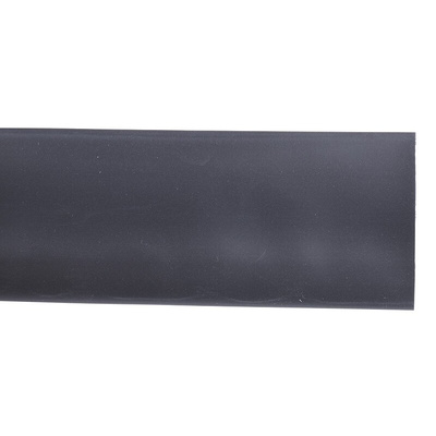 RS PRO Heat Shrink Tubing, Black 38mm Sleeve Dia. x 300mm Length 2:1 Ratio