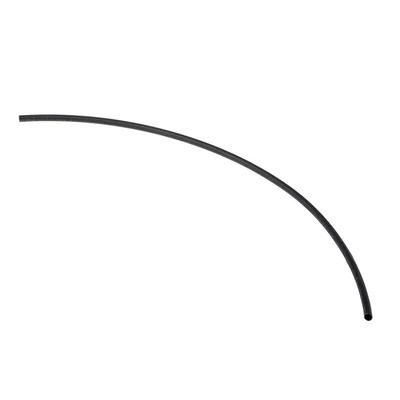 RS PRO Halogen Free Heat Shrink Tubing, Black 3.2mm Sleeve Dia. x 300mm Length 2:1 Ratio