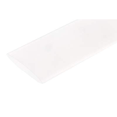 RS PRO Halogen Free Heat Shrink Tubing, Clear 19.1mm Sleeve Dia. x 300mm Length 2:1 Ratio