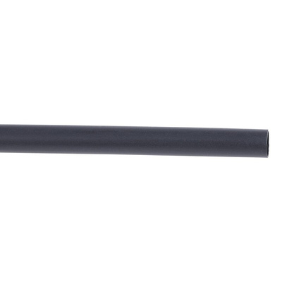 RS PRO Adhesive Lined Heat Shrink Tubing, Black 6.4mm Sleeve Dia. x 1.2m Length 3:1 Ratio
