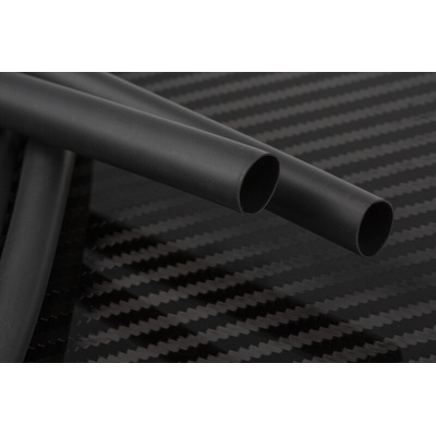RS PRO Adhesive Lined Heat Shrink Tubing, Black 9.5mm Sleeve Dia. x 1.2m Length 3:1 Ratio