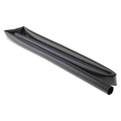 RS PRO Adhesive Lined Heat Shrink Tubing, Black 24mm Sleeve Dia. x 1.2m Length 3:1 Ratio