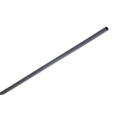 RS PRO Heat Shrink Tubing, Grey 1.6mm Sleeve Dia. x 1.2m Length 2:1 Ratio