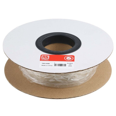 RS PRO Heat Shrink Tubing, Clear 6mm Sleeve Dia. x 7m Length 3:1 Ratio
