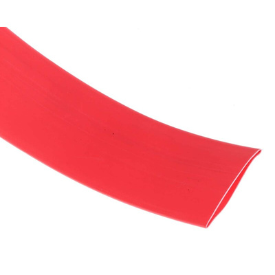 RS PRO Heat Shrink Tubing, Red 24mm Sleeve Dia. x 3m Length 3:1 Ratio