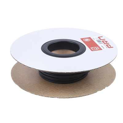 RS PRO Heat Shrink Tubing, Black 1.6mm Sleeve Dia. x 10m Length 2:1 Ratio