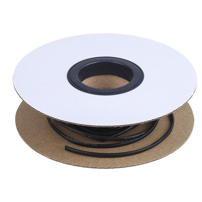 RS PRO Heat Shrink Tubing, Black 2.4mm Sleeve Dia. x 10m Length 2:1 Ratio