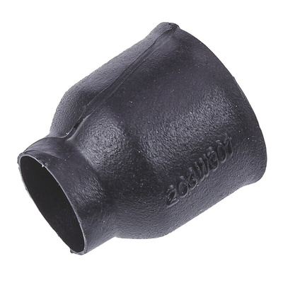 TE Connectivity Heat Shrink Boot Black, Fluid Resistant Elastomer, 10mm