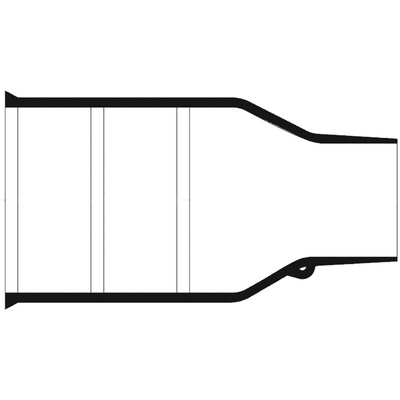 TE Connectivity Straight, LFH Polyolefin Adhesive Lined, 30mm