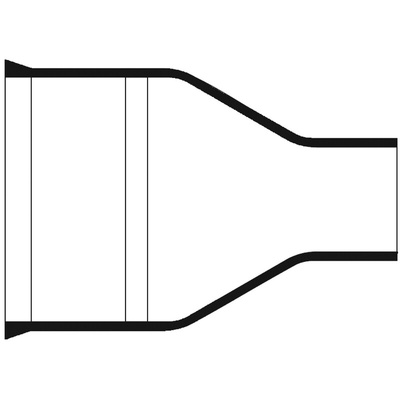 TE Connectivity Straight, Fluid Resistant Elastomer, 25mm