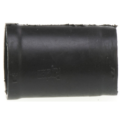 TE Connectivity Straight Black, Fluid Resistant Elastomer, 10mm