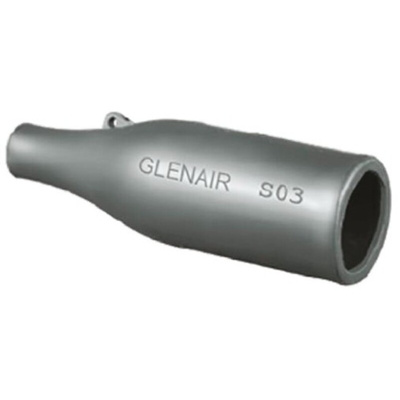 Glenair Straight Black, Polyolefin Adhesive Lined