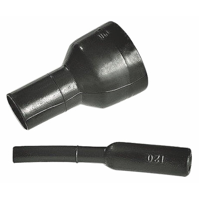 HellermannTyton Cable Boot Black, Fluid Resistant Elastomer, 16.5mm