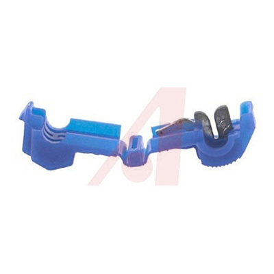 3M, 952 T-Tap Wire Splice Connector, Blue, Insulated, Tin 0.8 → 2 mm², 18 → 14 AWG