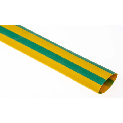 HellermannTyton Heat Shrink Tubing, Black, Blue, Clear, Green/Yellow, Red 1.5mm Sleeve Dia. x 40mm Length 3:1 Ratio,