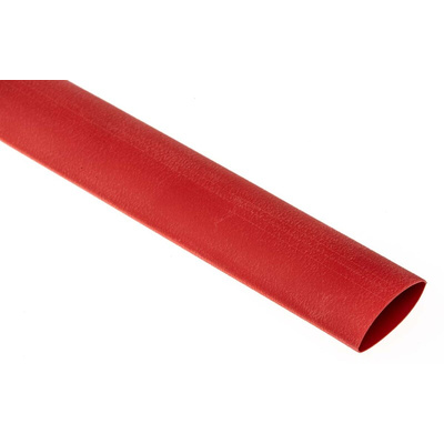 HellermannTyton Heat Shrink Tubing, Black, Blue, Clear, Green/Yellow, Red 1.5mm Sleeve Dia. x 40mm Length 3:1 Ratio,