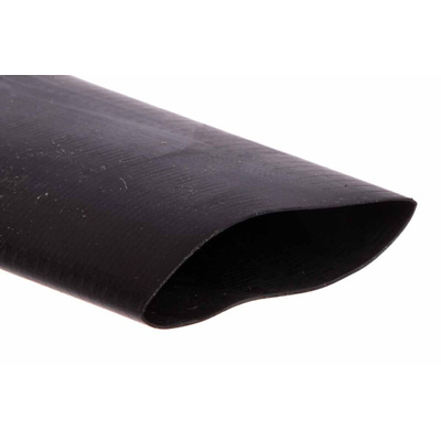 3M Heat Shrink Tubing, Black 24mm Sleeve Dia. x 5m Length 3:1 Ratio, HSR 3000 Series