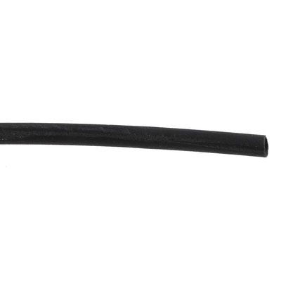 HellermannTyton Heat Shrink Tubing, Black 1.5mm Sleeve Dia. x 10m Length 3:1 Ratio, HIS-3 Series