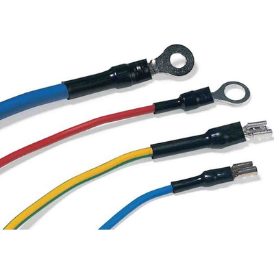 HellermannTyton Heat Shrink Tubing, Black 1.5mm Sleeve Dia. x 10m Length 3:1 Ratio, HIS-3 Series