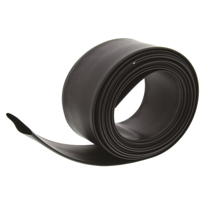 HellermannTyton Heat Shrink Tubing, Black 38mm Sleeve Dia. x 5m Length 2:1 Ratio, TCN20 Series