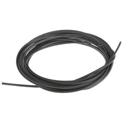 HellermannTyton Heat Shrink Tubing, Black 1.6mm Sleeve Dia. x 5m Length 2:1 Ratio, TF21 Series