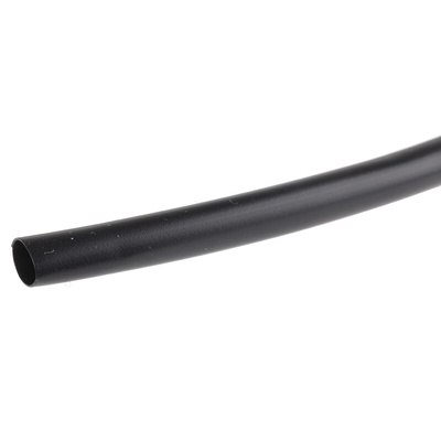 HellermannTyton Heat Shrink Tubing, Black 4.8mm Sleeve Dia. x 5m Length 2:1 Ratio, LVR Series