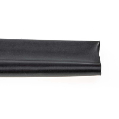 TE Connectivity Heat Shrink Tubing, Black 25.4mm Sleeve Dia. x 1m Length 4:1 Ratio, RP-4800 Series