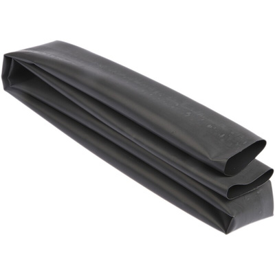TE Connectivity Adhesive Lined Heat Shrink Tubing, Black 39mm Sleeve Dia. x 1.2m Length 3:1 Ratio, CGAT Series