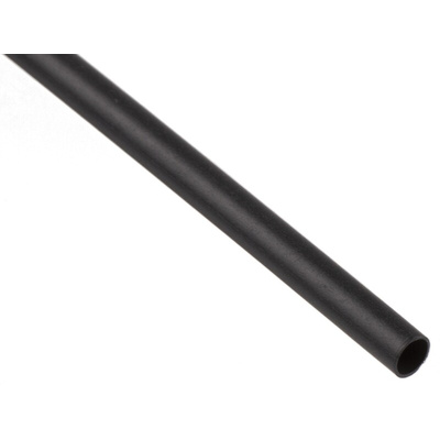 TE Connectivity Heat Shrink Tubing, Black 2.4mm Sleeve Dia. x 1.2m Length 2:1 Ratio, CGPT Series