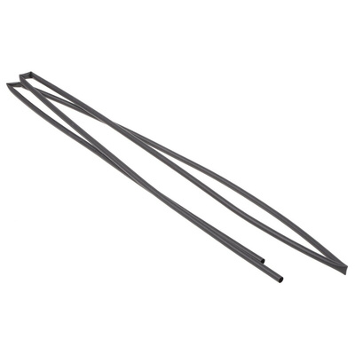 TE Connectivity Heat Shrink Tubing, Black 3.2mm Sleeve Dia. x 1.2m Length 2:1 Ratio, CGPT Series