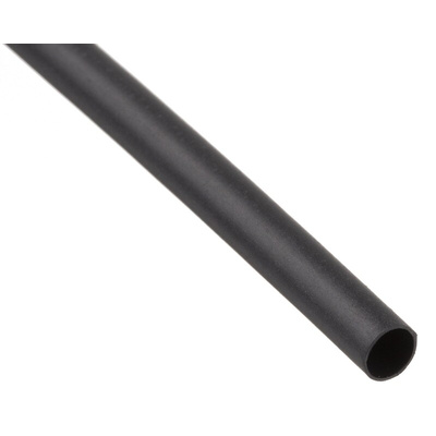 TE Connectivity Heat Shrink Tubing, Black 3.2mm Sleeve Dia. x 1.2m Length 2:1 Ratio, CGPT Series