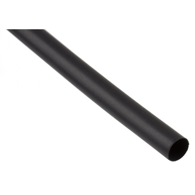 TE Connectivity Halogen Free Heat Shrink Tubing, Black 4.8mm Sleeve Dia. x 1.2m Length 2:1 Ratio, CGPT Series