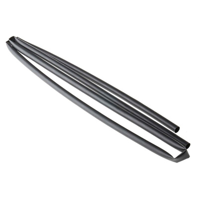 TE Connectivity Heat Shrink Tubing, Black 6.4mm Sleeve Dia. x 1.2m Length 2:1 Ratio, CGPT Series