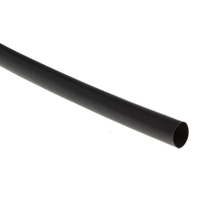 TE Connectivity Heat Shrink Tubing, Black 12.7mm Sleeve Dia. x 1.2m Length 2:1 Ratio, CGPT Series