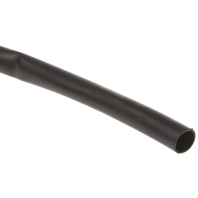 TE Connectivity Heat Shrink Tubing, Black 3.2mm Sleeve Dia. x 10m Length 2:1 Ratio, LSTT Series
