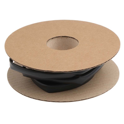 TE Connectivity Heat Shrink Tubing, Black 6.4mm Sleeve Dia. x 8m Length 2:1 Ratio, LSTT Series