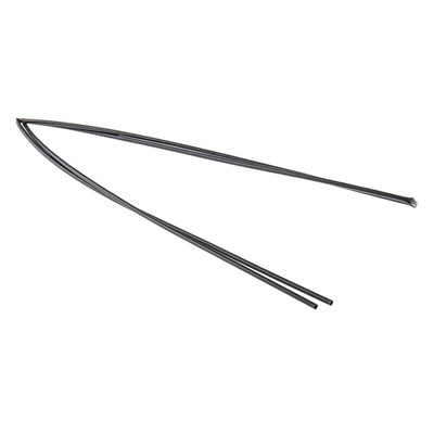 TE Connectivity Heat Shrink Tubing, Black 2.4mm Sleeve Dia. x 1.2m Length 2:1 Ratio, RNF-100 Series