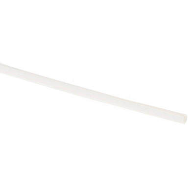 TE Connectivity Heat Shrink Tubing, White 3.2mm Sleeve Dia. x 1.2m Length 2:1 Ratio, RNF-100 Series