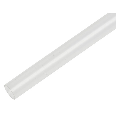 TE Connectivity Heat Shrink Tubing, Clear 3.2mm Sleeve Dia. x 1.2m Length 2:1 Ratio, RNF-100 Series