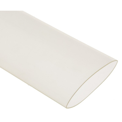 TE Connectivity Heat Shrink Tubing, Clear 19mm Sleeve Dia. x 1.2m Length 2:1 Ratio, RNF-100 Series