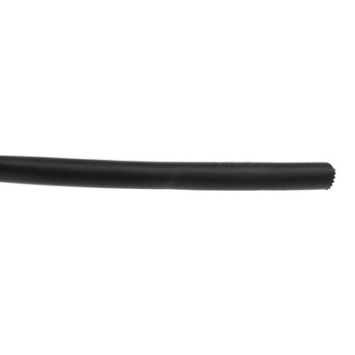 TE Connectivity Halogen Free Heat Shrink Tubing, Black 2.4mm Sleeve Dia. x 10m Length 2:1 Ratio, CGPT Series