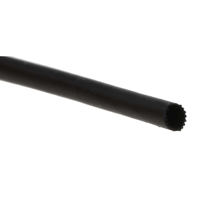 TE Connectivity Halogen Free Heat Shrink Tubing, Black 2.4mm Sleeve Dia. x 10m Length 2:1 Ratio, CGPT Series