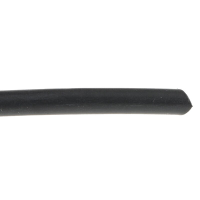 TE Connectivity Halogen Free Heat Shrink Tubing, Black 3.2mm Sleeve Dia. x 10m Length 2:1 Ratio, CGPT Series