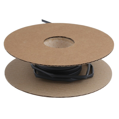 TE Connectivity Halogen Free Heat Shrink Tubing, Black 3.2mm Sleeve Dia. x 10m Length 2:1 Ratio, CGPT Series