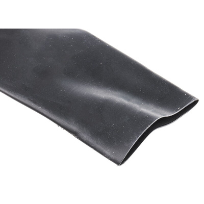 TE Connectivity Halogen Free Heat Shrink Tubing, Black 25.4mm Sleeve Dia. x 3m Length 2:1 Ratio, CGPT Series