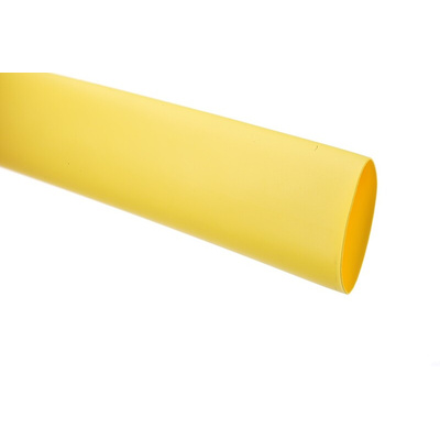TE Connectivity Heat Shrink Tubing, Yellow 3mm Sleeve Dia. x 1.2m Length 3:1 Ratio, RNF-3000 Series