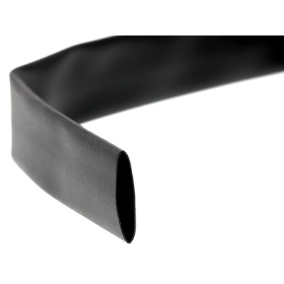 HellermannTyton Heat Shrink Tubing, Black 9.5mm Sleeve Dia. x 5m Length 2:1 Ratio, HIS-PACK Series