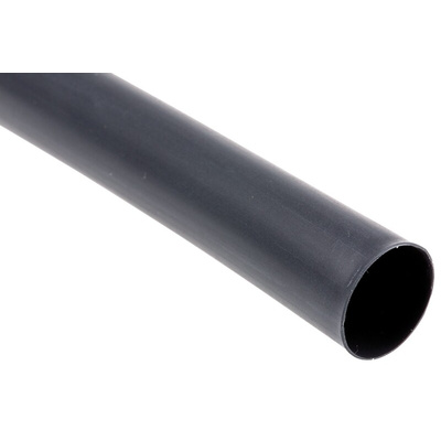 TE Connectivity Heat Shrink Tubing, Black 65.5mm Sleeve Dia. x 1.2m Length 3:1 Ratio, BSTS Series